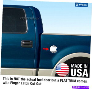 N[Jo[ ^CK[04-08 FORD F150/VAN GAS CAP CHROMEXeX|RJo[ɓK܂ TYGER Fits For 04-08 Ford F150/Van Gas Cap Chrome Stainless Steel Fuel Cover