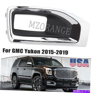 N[Jo[ GMC Yukon XL 2015-2020Ȅq̃tHOvNgJo[x[ Fog Lamp Chrome Trim Cover Bezel For GMC Yukon XL 2015-2020 Right Side Passenger