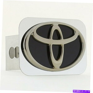 N[Jo[ g^qb`Jo[iN̍j Toyota Hitch Cover (Black on Chrome)