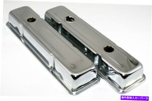 N[Jo[ SBC Chevy 350 Chrome Short Steel ValveJo[tICLbvz[283 305 327 400 SBC Chevy 350 Chrome Short Steel Valve Covers w/ Oil Cap Hole 283 305 327 400