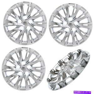 N[Jo[ 4PC̓g^J2007-17 16 "C`NnuLbvJo[pX`[zC[LbṽJo[ 4PC fits TOYOTA CAMRY 2007-17 16" Inch CHROME Hub Caps Cover for Steel Wheel Cap