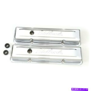 �N���[���J�o�[ Edelbrock 4449�V�O�l�`���[�o���u�J�o�[59-86 SBC Chevy 262-400 Std�B�����N���� Edelbrock 4449 Signature Valve Covers 59-86 SBC Chevy 262-400 Std. Height Chrome�y���s�A���i�z
