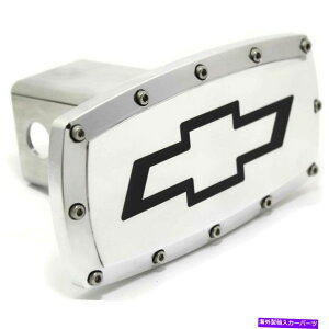 N[Jo[ V{[Srbg2 "qb`Jo[vO܂ꂽrbgA~jE Chevrolet Logo Billet 2" Tow Hitch Cover Plug Engraved Billet Aluminum
