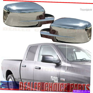 N[Jo[ 2019-2022 Dodge Ram ClassicTradesman Model Chrome MirrorJo[W/o tslh For 2019-2022 Dodge Ram CLASSIC & TRADESMAN MODEL Chrome Mirror COVERS W/O TSLH