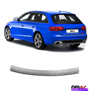 N[Jo[ AEfBA4I[[h2008-2016NAop[K[hgNVJo[ubV Fits Audi A4 Allroad 2008-2016 Chrome Rear Bumper Guard Trunk Sill Cover Brushed