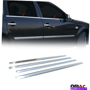 N[Jo[ tHNX[QpT[g3B 2000-2005 SD 4 PC̃NEBhE̔I[o[CJo[ZbgZbg Chrome Window Sill Overlay Cover Set For Volkswagen Passat 3B 2000-2005 SD 4 Pcs