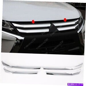 N[Jo[ Mitsubishi Eclipse Cross 2018-20NtgZ^[OgXgbvJo[ For Mitsubishi Eclipse Cross 2018-20 Chrome Front Center Grille Trim Strip Cover
