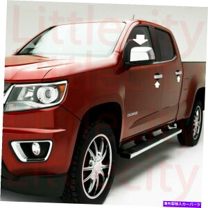 N[Jo[ for 14 15 16 17 18 19 GMCLjIgbv~[NJo[+4hAnhw/o PL[ For 14 15 16 17 18 19 GMC Canyon Top Mirror Chrome Cover+4 Door Handle W/O P Key