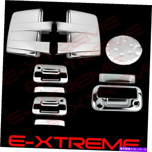 �N���[���J�o�[ 09-14 Ford F150 Chrome Mirror+2�h�A�t��2�h�Aw/pkh+�e�[���Q�[�gw/cam+�K�X�J�o�[ For 09-14 FORD F150 Chrome Mirror+2 Door W/O KP W/ PKH+Tailgate W/Cam+Gas Cover�y���s�A���i�z
