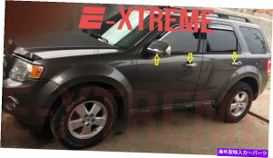 N[Jo[ Nt~[ +}[L[}i[4hAnhJo[08 09 2010 CHROME FULL MIRROR + 4 DOOR HANDLE COVER FOR MERCURY MARINER 08 09 2010