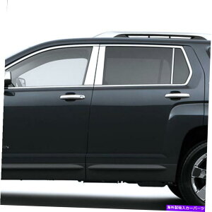 クロームカバー 2010年から2015年のGMC地形の6PCステンレス鋼の柱ポストカバー 6pc Stainless Steel Pillar Post Covers for 2010-2015 GMC Terrain