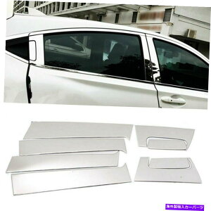N[Jo[ X`[NEBhE̒̓ez_F[HR-V HRV 2015-22̃[fBOJo[ Steel Chrome Window Pillar Posts Moulding Cover For Honda Vezel HR-V HRV 2015-22