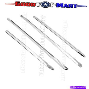 N[Jo[ Dodge Ram 1500NAbhLu2009-10 11 12?2017EBhETCX`[NJo[ For Dodge RAM 1500 Quad CAB 2009-10 11 12~2017 Window Sill STEEL Chrome Covers