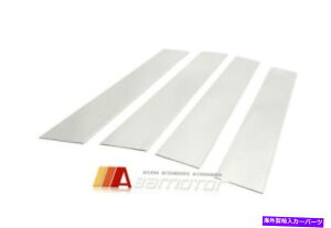 N[Jo[ EBhEhABs[Jo[gNpl4PCZbgZfXW213 ENXɓK Window Door B Pillar Cover Trim Chrome Panel 4PC Set fits Mercedes W213 E-Class