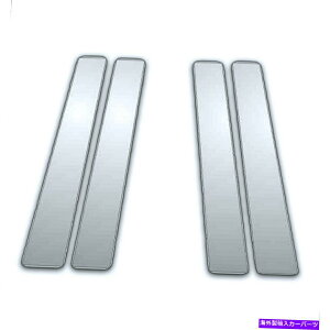 N[Jo[ 2010N2018ÑNTXGX4PC Chrome PillarTChJo[ 4Pc Chrome Pillar Side Covers for 2010-2018 Lexus Gx