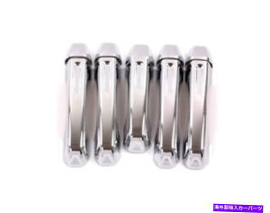 N[Jo[ hAnht[Jo[OXNVo[vX`bNgtBbg18-20O[ Door Handle Frame Cover Gloss Chrome Silver Plastic Trim Fit 18-20 Wrangler