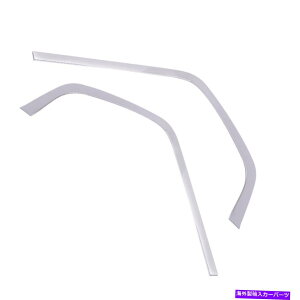 N[Jo[ yANtgOOJo[gbvg^u4}C Pair Chrome Front Grill Grille Cover Trim Strips Fit for Toyota Rav4 MI