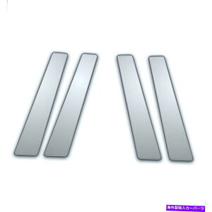 N[Jo[ 03-15{{XC904PC Chrome PillarTChJo[ 4Pc Chrome Pillar Side Covers for 03-15 Volvo Xc90