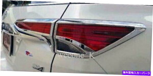 N[Jo[ Chrome Taillight Tail Light Cover Trim Toyota Fortuner 2015 2016̎gp CHROME TAILLIGHT TAIL LIGHT COVER TRIM USE FOR TOYOTA FORTUNER 2015 2016
