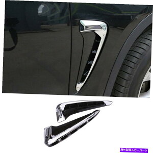 N[Jo[ BMW X5 F15 2014-2017 2018 Chrome Abs Fender Side Air Outlet Cover Trim 2PCS For BMW X5 F15 2014-2017 2018 Chrome ABS Fender Side Air Outlet Cover Trim 2PCS