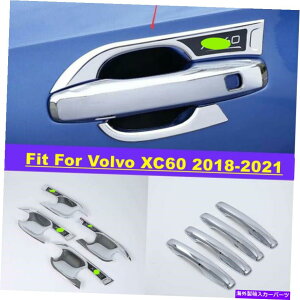 N[Jo[ 8PCS ABS Chrome Exterior Side Doornhƃ{EJo[{{XC60 2018-2021 8PCS ABS Chrome Exterior Side Door Handle & Bowl Cover For Volvo XC60 2018-2021
