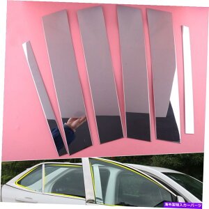 N[Jo[ 6PCSXeXX`[hA̒gJo[V{[GNCmbNX2018-2020ɓKĂ܂ 6pcs Stainless Steel Door Pillar Trim Cover Fit for Chevrolet Equinox 2018-2020