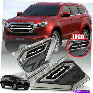 �N���[���J�o�[ �T�C�h�x���g�J�o�[�N�����u���b�N���ׂĂ̐V����isuzu mu-x mux 2021-2022 LS SUV Side Vent Cover Chrome Black For All New Isuzu MU-X MUX 2021-2022 LS Suv�y���s�A���i�z