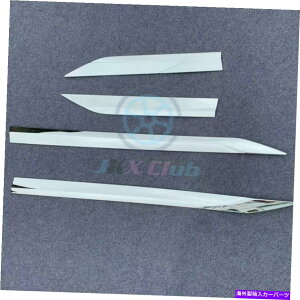 �N���[���J�o�[ 4PCS�N�����T�C�h�p�l���h�A�{�f�B���[���f�B���O�J�o�[�g����P�g����RAV4 2019-2021 4Pcs Chrome Side Panel Door Body Molding Cover Trim p For Toyota RAV4 2019-2021�y���s�A���i�z
