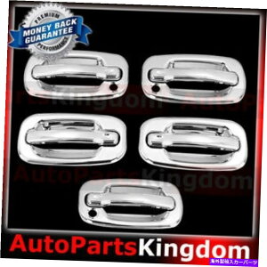 N[Jo[ 00-06 GMC Yukon+XL Chrome 4hAnht+e[Q[go[Jo[ 00-06 GMC Yukon+XL Chrome 4 Door handle W/Passenger Keyhole+Tailgate Barn Cover
