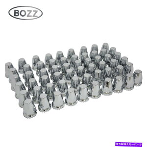 �N���[���J�o�[ 60 PCS Chrome ABS Threaded Lug Nut�J�o�[33mm��32mm 2 3/4  60 pcs Chrome ABS Threaded Lug Nut Covers W/ Flange 33mm & 32mm 2 3/4 Height�y���s�A���i�z