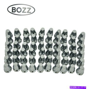 �N���[���J�o�[ 60 PCS Chrome ABS Threaded Lug Nut�J�o�[33mm��32mm�A2 3/4  60 PCS Chrome ABS Threaded Lug Nut Covers W/ Flange 33mm & 32mm , 2 3/4 Height�y���s�A���i�z