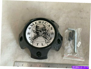N[Jo[ AJ̃AEg[zC[OXubNzC[nuJo[Z^[LbvBC-787S 5O American Outlaw Wheels Gloss Black Wheel Rim Hub Cover Center Cap BC-787S 5 Lug