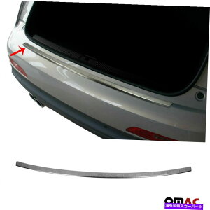 �N���[���J�o�[ �A�E�f�BQ3 2011-2018�̂��߂Ƀu���b�V���O���ꂽ�N�������A�o���p�[�K�[�h�g�����N�V���v���e�N�^�[ Chrome Rear Bumper Guard Trunk Sill Protector Brushed For Audi Q3 2011-2018