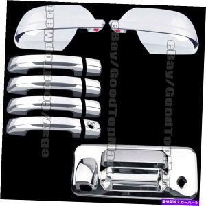 N[Jo[ g^EchEN[Max 2014-2018 ChromeJo[~[+hA+e[Q[gJ For Toyota TUNDRA CREW MAX 2014-2018 Chrome Covers Mirrors+Doors+Tailgate Camera
