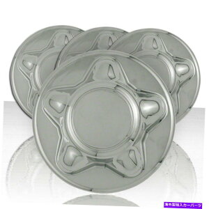 クロームカバー 4つのクロムホイールセンターハブキャップは、Ford F150遠征用の5つのラグナットハブをカバーしています 4 CHROME Wheel Center Hub Caps Covers 5 Lug Nut Hubs for Ford F150 Expedition