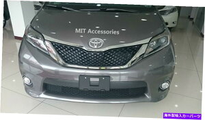 N[Jo[ g^VGiMIT 2011-2020GWt[hK[jbVABSNJo[g MIT for TOYOTA SIENNA 2011-2020 Engine Hood Garnish ABS chrome cover trim