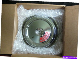 N[Jo[ V{[NGAN[i[Jo[fJ[t-1970N - V CHEVROLET Chrome Air Cleaner Replacement cover with decal - 1970's - NEW IN BOX