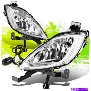 �N���[���J�o�[ �t�@�N�g���[�X�^�C���̃t�H�O���C�g+�x�[���J�o�[+elantra 4-dr�Z�_��11-13�N�����̃X�C�b�` Factory Style Fog Lights+Bezel Covers+Switch for Elantra 4-Dr Sedan 11-13 Chrome�y���s�A���i�z