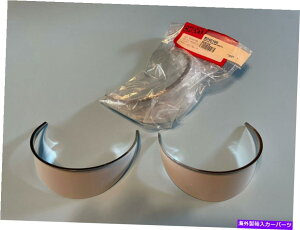 N[Jo[ 1958-1972V{[wbhCgwbhvn[t[NJo[oCU[Nos 2007 1958-1972 Chevrolet Headlight Headlamp Half Moon Chrome Covers Visors NOS 2007