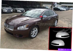 N[Jo[ tBbgF2009-2015Y}LV}NhA~[Jo[-W/SINCORA SUTOUT 2PCt fit:2009-2015 Nissan Maxima Chrome Door Mirror Covers - w/Signal Cutout 2Pc
