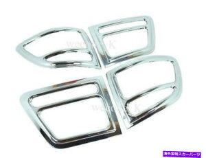 N[Jo[ g^tH[`i[2005-2008̃Ne[CgJo[g̎gp CHROME TAIL LIGHTS COVER TRIM USE FOR TOYOTA FORTUNER 2005 - 2008