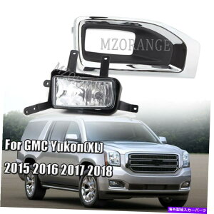 �N���[���J�o�[ GMC Yukon/ Yukon XL Denali 15-18�p�̉E���q�t�H�O���C�g�����v�N�����J�o�[ Right Passenger Fog Light Lamp Chrome Cover For GMC Yukon/ Yukon XL Denali 15-18�y���s�A���i�z