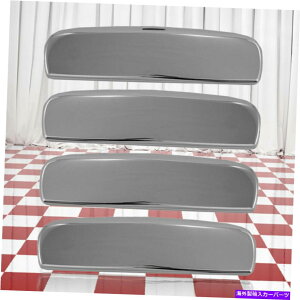 N[Jo[ 4̃NhAnh̃ZbgtBbg2011-2019_bW[d Set of Four Chrome Door Handle Covers fit 2011-2019 Dodge Charger