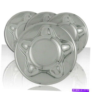 N[Jo[ 4tH[hF150pibgJo[4NzC[Z^[nuLbvJo[5Xbg16 "A~jE 4 CHROME Wheel Center hubcaps Nut Cover for Ford F150 5 Slot 16" Aluminum Rim