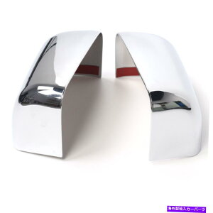 �N���[���J�o�[ QTY2 FITS FORD F-250 F-350 F-450�X�[�p�[�f���[�e�B�g�b�v�n�[�t�~���[�J�o�[�L���b�v�N���� Qty2 Fits FORD F-250 F-350 F-450 SUPER DUTY Top Half Mirror Covers Cap Chrome�y���s�A���i�z