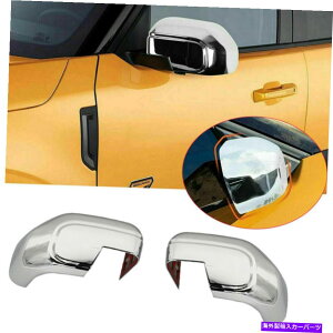 N[Jo[ Ford Bronco Sport 2021+ Maverick 2022+ChromeABSTChobN~[Jo[ Chrome ABS Side Rearview Mirror Cover For Ford Bronco Sport 2021+ Maverick 2022+