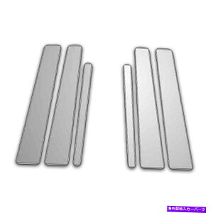 N[Jo[ 6PC Chrome Pillar Post Covers 05-11 Kia RiõJo[ 6Pc Chrome Pillar Post Covers for 05-11 KIA Rio