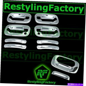�N���[���J�o�[ 99-06 GMC Sierra+HD�g���v���N����4�h�A�n���h��+w/ psg�L�[�z�[��+�e�[���Q�[�g�J�o�[ 99-06 GMC Sierra+HD Triple Chrome 4 Door Handle+W/ PSG Keyhole+Tailgate Cover�y���s�A���i�z