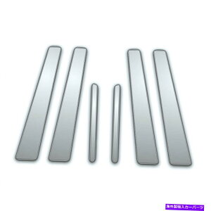 N[Jo[ 03-09g^4i[6PCNTChJo[ 6Pc Chrome Pillar Side Covers for 03-09 Toyota 4 Runner