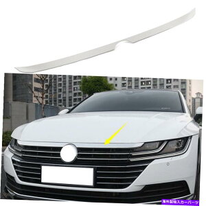 �N���[���J�o�[ �t�H���N�X���[�Q���A���e�I��2019-2020�̃X�e�����X�X�`�[���J�[�t�����g�G���W���t�[�h�J�o�[�g���� Stainless steel Car Front Engine Hood Cover Trim For Volkswagen Arteon 2019-2020